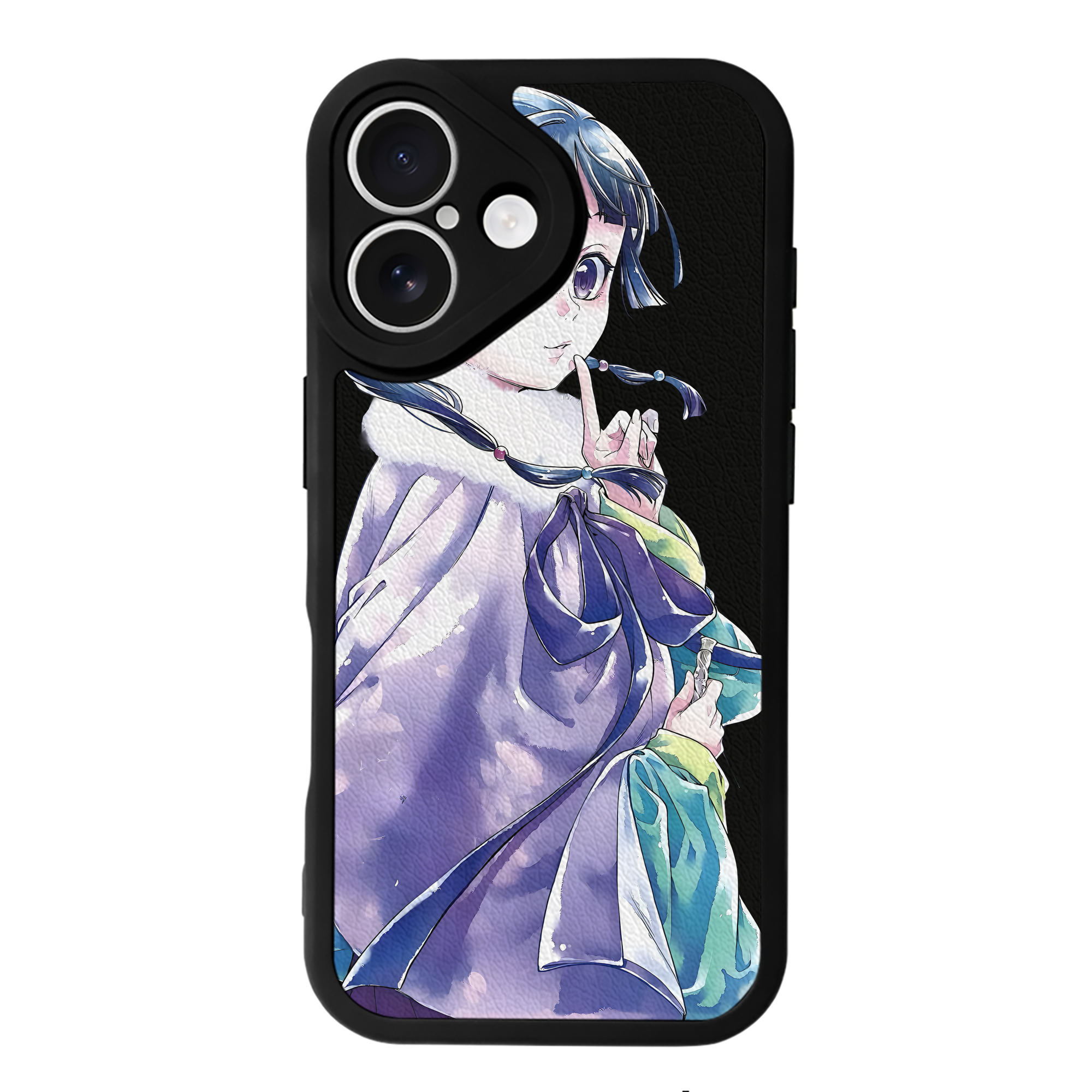 （画像用） 薬屋のひとりごと The Apothecary Diaries 【iPhone 16シリーズ対応】シリコンスマホケース（レザー調） 材質：シリコン